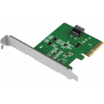 IcyDock MCIO 4i to PCle 5.0 x4 PCle Adapter with Redriver | MB408A5 | 4713227447058