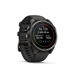 Nutikell Garmin Fenix 9 &ndash; 47mm, Carbon Grey DLC titaan musta silikoonrihmaga | 010-04762-11 | 0753759381035