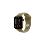 Apple Watch Series 12 GPS 46mm Dark Bronze Aluminium Geh&auml;use mit Olive Sport Band - M/L | MJEU4ZR/A | 0195951228099