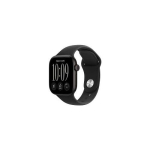Pulkstenis Apple Watch Series 12 GPS 42mm Black Aluminium Case with Black Sport Band - M/L | MJEC4ET/A