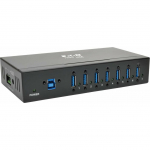 HUB USB Eaton Eaton Tripp Lite series 7-Port USB 3.0 Hub SuperSpeed with Dedicated 2A USB Charging iPad Tablet Metal - Hub - 7 x SuperSpeed USB 3.0 - an DIN-Schiene montierbar, wandmontierbar | U360-007-IND | 037332186300