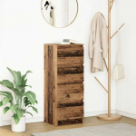 vidaXL Komoda Stare drewno 37,5x35x99 cm Drewno klejone | 861704 | 8721158706232