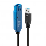 USB-kaabel Lindy USB-A - USB-A 15 m Black (43229) | 43229 | 4002888432290