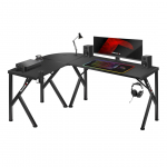 Biurko Huzaro Hero 6.3 Czarne 154 cmx48 cm | Hero 6.3 Black | 5903796010169