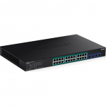 TRENDnet Switch 28-Port Gigabit Web Smart PoE+ w.10G SFP+ | TPE-30284 | 0710931161878