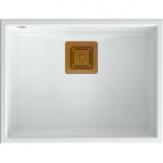 Zlewozmywak Quadron DAVID 50 GraniteQ snow white/elementy miedziane | 39221000 | 5904310991339