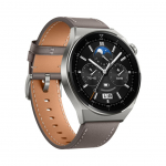 Viedpulksteni Huawei  Watch GT 3 Pro 46mm Leather Strap Gray | 55028467 | 6941487248391
