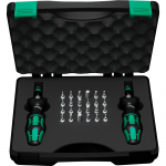 Wera 7440/41 Kraftform p&ouml;&ouml;rdemomendi kruvikeerajate komplekt 0,3-3,0Nm (black/green, 26-osaline, Rapidaptor kiirevahetusega otsikuga) | 05074738001 | 4013288112354