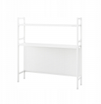 Metallist lauapealne JENNY, 950 x 980 x 220 mm, valge | 5904405578278 | 5904405578278