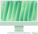 Komputer Apple iMac 24" 4.5K Retina, M4 10C CPU, 10C GPU/16GB/256GB SSD/Green/RUS | MWUY3RU/A | 0195949596483