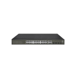 Switch LevelOne LevelOne GES-2128P łącza sieciowe Zarządzany L2 Gigabit Ethernet (10/100/1000) Obsługa PoE Black | GES-2128P | 4015867229231