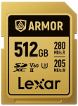 Karta Lexar Armor Gold SDXC 512 GB Class 10 UHS-II/U3 V60 (LSDAMGL512G-RNNNG) | LSDAMGL512G-RNNNG | 843367138586