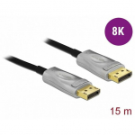 DELOCK DISPLAYPORT 1.4 DP 8K OPTILINE AKTIIVNE KAABEL 15M (85886) | 85886 | 4043619858866