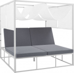 Aiatool voodikujuga valge-hall PALLANZA | 255764 | 4251682263375