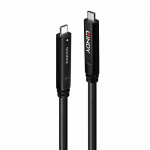 Kabel USB Lindy USB-C - USB-C 10 m Black (43398) | LINDY43398 | 4002888433983