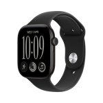 Nutikell Apple Watch Series 12 GPS + Cellular 42mm Black Aluminium Case with Black Sport Band - S/M | MJG04ZR/A | 0195951230504
