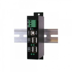 Exsys EXSYS EX-1163HMS-WT 4-portowy koncentrator USB 2.0 z ochroną przeciwprzepięciową i rozszerzonym zakresem temperatur | 4713859116360 | 4713859116360