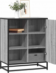 vidaXL Komoda, szary dąb sonoma, 62x35x76 cm, materiał drewnopochodny | 848997 | 8721102840562
