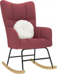 vidaXL Kiiktool, wine red, riidest polsterdus | 4016792 | 8721158362179