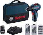 Urbjma&scaron;īna-skrūvgriezis Bosch GSR 12V-30 12 V 2 x aku 2 Ah (06019G9001) | 06019G9001 | 4059952604640