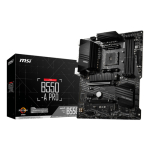 Mātesplate B550 A-PRO AM4 4DDR4 HDMI/DP M.2 ATX | B550-A PRO | 4719072733667