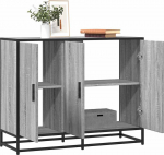 vidaXL Komoda, szary dąb sonoma, 94x35x76 cm, materiał drewnopochodny | 849007 | 8721102840661