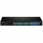 TRENDnet Switch 28 Port Gbit Managed PoE+ 370W WebSmart 19" | TPE-5028WS | 0710931161182