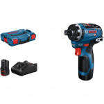 Bosch Powertools Akkuschrauber GSR 12V-35 HX Professional, 12Volt (blau/Black, 2x Li-Ion Akku 3Ah) | 06019J9101 | 4059952514017