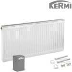 Radiaator Kermi KERMI V 22/300/1400 vasakpoolne koos riputustega 1081W Terasradiaatorid V22 | FTV220301401L1K | 4037486028156