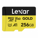 M&auml;lukaart Lexar Gold MicroSDXC 256 GB Class 10 UHS-II/U3 A1 V60 (LMSGOLD256G-BNNNG) | LMSGOLD256G-BNNNG | 843367132409