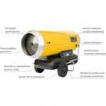 Master &otilde;li&otilde;hku soojendav ahi B 360 heitgaaside v&auml;ljutuseta 111kW 4010.138 | 4010.138 | 8053670890350