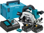 Makita Akku-Handkreiss&auml;ge DHS661RTJU, 18Volt (blau/Black, 2x Li-Ionen Akku 5,0Ah, inkl. Funkadapter) | DHS661RTJU | 0088381863117