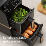 Frytkownica beztłuszczowa Philips Ovi Dual Basket NA462/70 | NA462/70 | 8720389072239