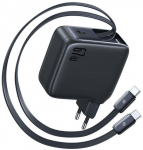 Laadija Baseus Baseus EnerCore CJ21 Laadija kokkupandav 3C 67W EU, Black | E0121D00 | 6932172697167