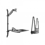 Equip Wandmontierte Workstation 17"-32"/1TFT   8Kg schwarz lite Retail | 650170 | 4015867236253