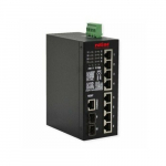 10-portowy przełącznik gigabitowy ROLINE (8x RJ45+2x SFP) Layer2 PoE+ Smart Managed, 240W | 21.13.1131 | 7630049628939