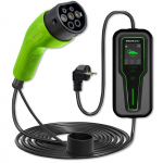 Mobilna ładowarka do samochodu elektrycznego EV z regulacją 2w1  Typ2 | 3.5kW | 230V | LCD | Przenośna | Wallbox | 5m | 52465 | 5901878524658