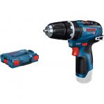 Bosch Powertools Akku-Schlagbohrschrauber GSB 12V-35 solo Professional, 12 Volt (blau/Black, ohne Akku und Ladeger&auml;t, mit L-BOXX) | 06019J9001 | 4059952513973