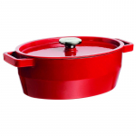 Malmpott 3,8L Pyrex ovaalne 29x21cm punane | 33SC5AC29 | 3426470022811