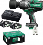 Klucz udarowy Hikoki HIKOKI.IMPACT WRENCH 36V WR36DFWRZ 3/4" 2xBSL36A18 MV 1900Nm IP56 | WR36DFWRZ | 4966376407668