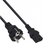 Toitejuhe InLine INLINE BULK 45-osaline toitejuhe maandusega, sirge C13 pistikuga 1m Black | B-16651D | 4043718342495