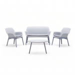 Aiam&ouml;&ouml;bli komplekt Luxor Lounge Set valge/hall | 16907704 | 8003723090770