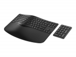 Datora tastatūra HP  HP 960 Ergonomisch seperater Tastenblock Kabellos | 7E755AA#ABD | 197192177457