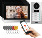 Orno GAYD MULTI4, neljapere videoukse komplekt, 2-juhtmeline, 8", Wi-Fi, puutetundlik ekraan, 2MP Full HD, RFID | 5908254845925 | 5908254845925
