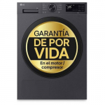 Suszarka do ubrań LG LG Dryer Machine | RHX5009TBB | Energy efficiency class B | Front loading | 9 kg | Heat pump | LED | Depth 66 cm | Wi-Fi | Matte black | RHX5009TBB | 8806096637975