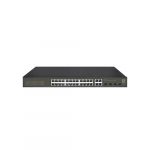 LevelOne Switch 24xGE/4xSFP/RJ45 Combo 19" Hilbert SL schw. | GES-2128 | 4015867229286
