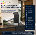 Ezviz videointerfoni s&uuml;steem EZVIZ HP5, juhtimine Wi-Fi kaudu (Android / iOS), 2-juhtmeline paigaldus | CS-HP5 | 6941545632803
