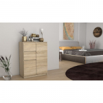 Topeshop 2D2S SONOMA kummut | 2D2S SONOMA | 5902838466353