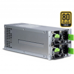 Inter-Tech Server-Netzteil R2A-DV0550-N  2HE 2x500W 80+G red | 99997231 | 4260455642293