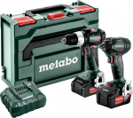 Zestaw elektronarzędzi Metabo METABO.ZESTAW COMBO 18V 2.1.18 (BS 18 LT BL +SSD 18 LTX 200 BLL) 2x5,2Ah METABOX | 685123650 | 4061792204232